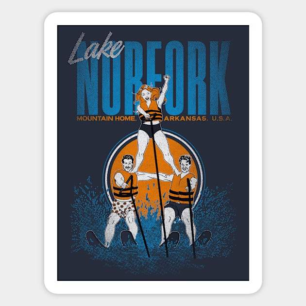 Lake Norfork Sticker by rt-shirts